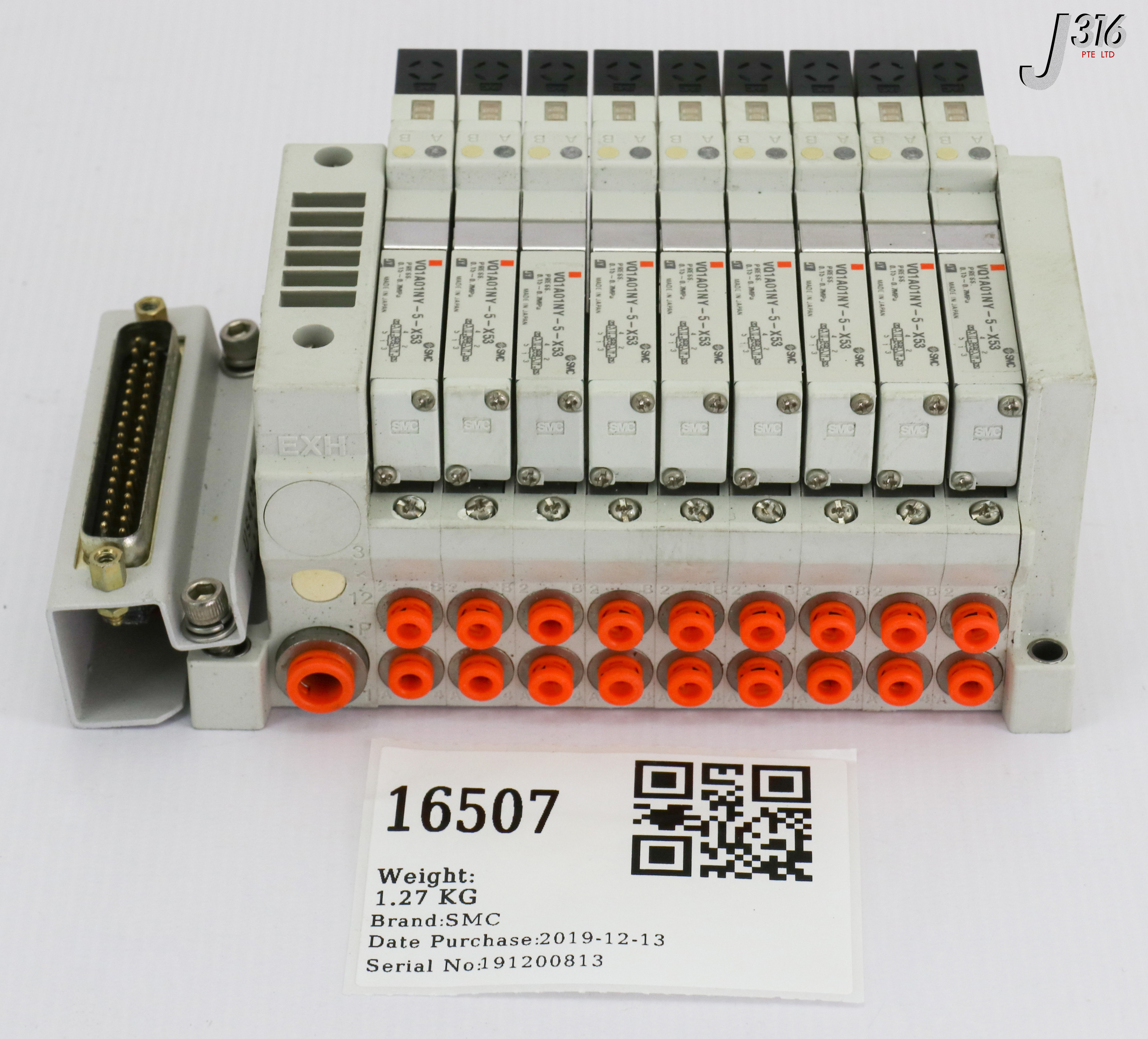 Smc Slots Pneumatic Manifold W Solenoid Valve J Gallery